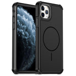 Custodia per telefono antiurto 2 in 1 con airbag magnetico, tinta unita., For iPhone 11 Pro Max, For iPhone 11