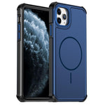 Custodia per telefono antiurto 2 in 1 con airbag magnetico, tinta unita., For iPhone 11 Pro Max, For iPhone 11