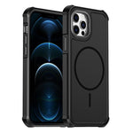 Custodia per telefono antiurto 2 in 1 con airbag magnetico, tinta unita., For iPhone 13 Pro Max, For iPhone 13 Pro, For iPhone 12 / 12 Pro, For iPhone 12 Pro Max