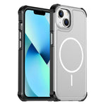 Custodia per telefono antiurto 2 in 1 con airbag magnetico, tinta unita., For iPhone 15, For iPhone 14 / 13, For iPhone 14 Pro, For iPhone 14 Pro Max