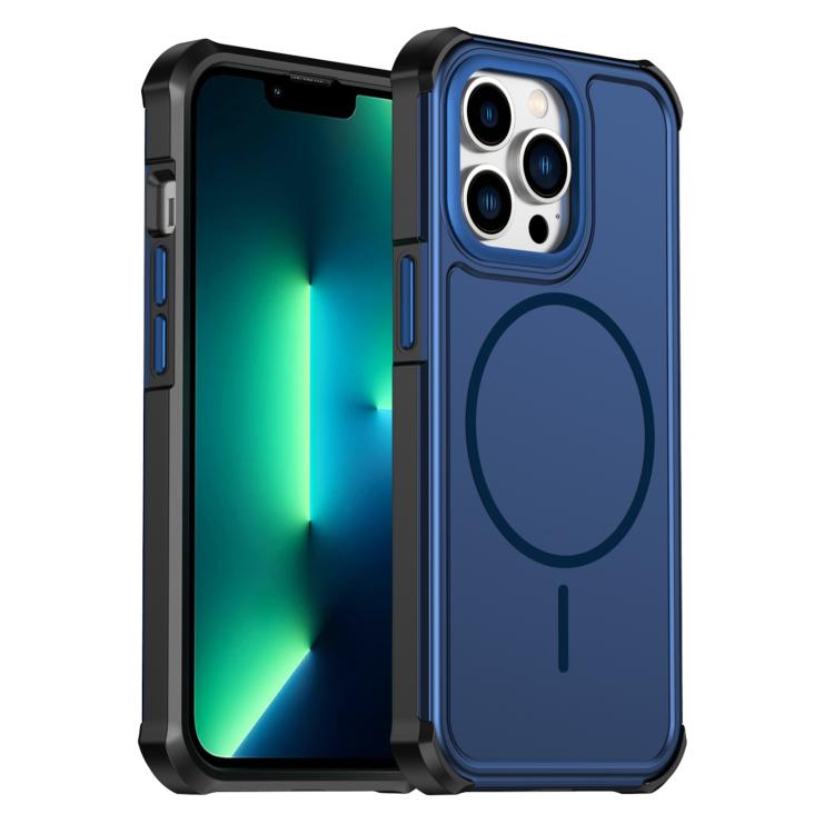 Custodia per telefono antiurto 2 in 1 con airbag magnetico, tinta unita., For iPhone 13 Pro Max, For iPhone 13 Pro, For iPhone 12 / 12 Pro, For iPhone 12 Pro Max
