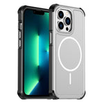 Custodia per telefono antiurto 2 in 1 con airbag magnetico, tinta unita., For iPhone 13 Pro Max, For iPhone 13 Pro, For iPhone 12 / 12 Pro, For iPhone 12 Pro Max