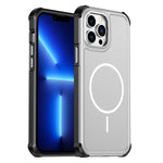 Custodia per telefono antiurto 2 in 1 con airbag magnetico, tinta unita., For iPhone 13 Pro Max, For iPhone 13 Pro, For iPhone 12 / 12 Pro, For iPhone 12 Pro Max