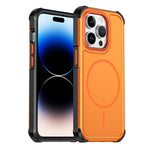 Custodia per telefono antiurto 2 in 1 con airbag magnetico, tinta unita., For iPhone 15, For iPhone 14 / 13, For iPhone 14 Pro, For iPhone 14 Pro Max