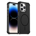 Custodia per telefono antiurto 2 in 1 con airbag magnetico, tinta unita., For iPhone 15, For iPhone 14 / 13, For iPhone 14 Pro, For iPhone 14 Pro Max