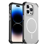 Custodia per telefono antiurto 2 in 1 con airbag magnetico, tinta unita., For iPhone 15, For iPhone 14 / 13, For iPhone 14 Pro, For iPhone 14 Pro Max