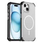 Custodia per telefono antiurto 2 in 1 con airbag magnetico, tinta unita., For iPhone 16, For iPhone 15 Pro Max, For iPhone 15 Pro, For iPhone 15 Plus / 14 Plus