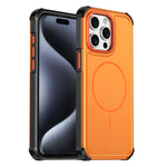 Custodia per telefono antiurto 2 in 1 con airbag magnetico, tinta unita., For iPhone 16, For iPhone 15 Pro Max, For iPhone 15 Pro, For iPhone 15 Plus / 14 Plus