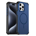 Custodia per telefono antiurto 2 in 1 con airbag magnetico, tinta unita., For iPhone 16, For iPhone 15 Pro Max, For iPhone 15 Pro, For iPhone 15 Plus / 14 Plus