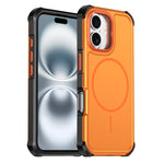 Custodia per telefono antiurto 2 in 1 con airbag magnetico, tinta unita., For iPhone 16, For iPhone 15 Pro Max, For iPhone 15 Pro, For iPhone 15 Plus / 14 Plus