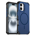 Custodia per telefono antiurto 2 in 1 con airbag magnetico, tinta unita., For iPhone Air, For iPhone 16 Pro Max, For iPhone 16 Pro, For iPhone 16 Plus
