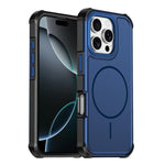 Custodia per telefono antiurto 2 in 1 con airbag magnetico, tinta unita., For iPhone Air, For iPhone 16 Pro Max, For iPhone 16 Pro, For iPhone 16 Plus