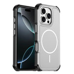 Custodia per telefono antiurto 2 in 1 con airbag magnetico, tinta unita., For iPhone Air, For iPhone 16 Pro Max, For iPhone 16 Pro, For iPhone 16 Plus