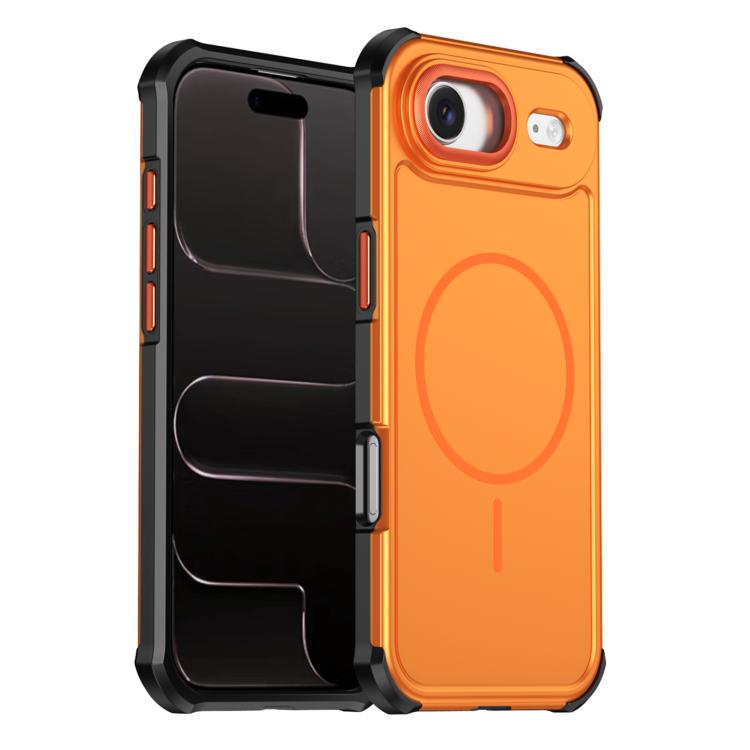 Custodia per telefono antiurto 2 in 1 con airbag magnetico, tinta unita., For iPhone Air, For iPhone 16 Pro Max, For iPhone 16 Pro, For iPhone 16 Plus