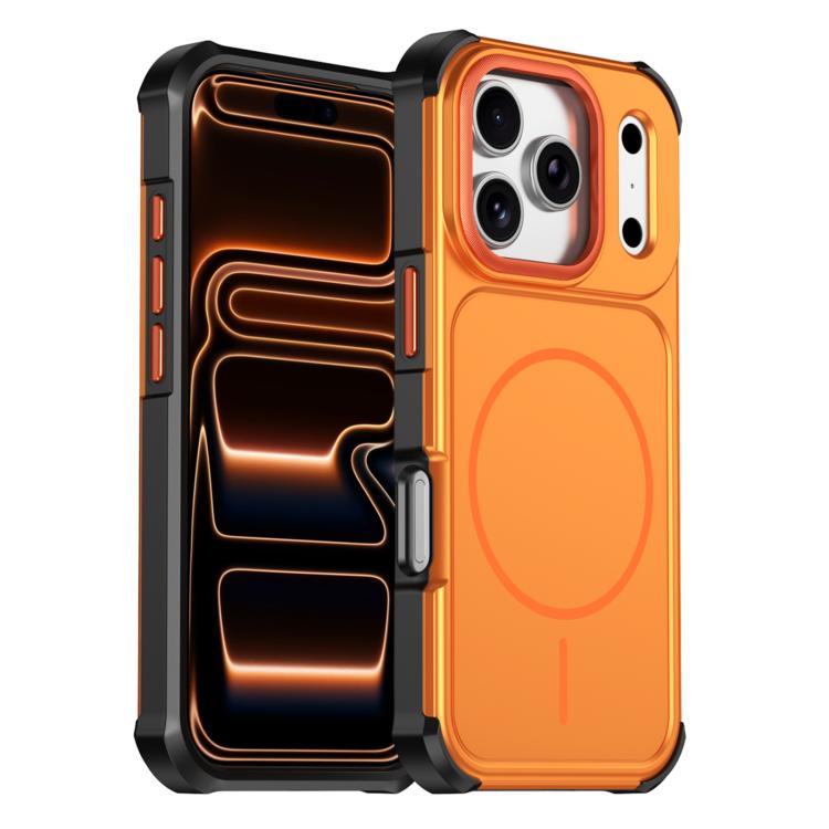 Custodia per telefono antiurto 2 in 1 con airbag magnetico, tinta unita., For iPhone 17e / 16e, For iPhone 17 Pro Max, For iPhone 17 Pro, For iPhone 17