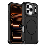Custodia per telefono antiurto 2 in 1 con airbag magnetico, tinta unita., For iPhone 17e / 16e, For iPhone 17 Pro Max, For iPhone 17 Pro, For iPhone 17