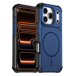 Custodia per telefono antiurto 2 in 1 con airbag magnetico, tinta unita., For iPhone 17e / 16e, For iPhone 17 Pro Max, For iPhone 17 Pro, For iPhone 17