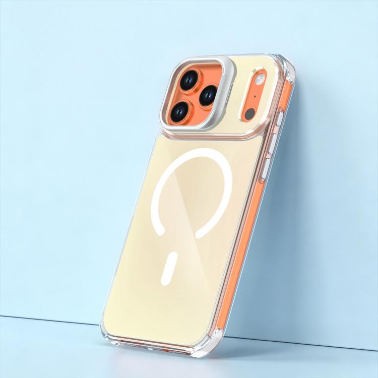 Custodia magnetica con supporto e lente camaleontica, For iPhone 17 Pro Max, For iPhone 17 Pro
