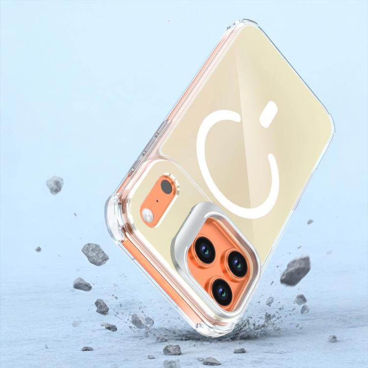 Custodia magnetica con supporto e lente camaleontica, For iPhone 17 Pro Max, For iPhone 17 Pro