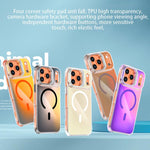 Custodia magnetica con supporto e lente camaleontica, For iPhone 17 Pro Max, For iPhone 17 Pro