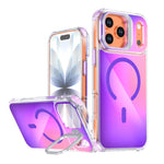 Custodia magnetica con supporto e lente camaleontica, For iPhone 17 Pro Max, For iPhone 17 Pro
