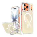 Custodia magnetica con supporto e lente camaleontica, For iPhone 17 Pro Max, For iPhone 17 Pro