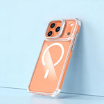 Custodia magnetica con supporto per obiettivo trasparente, For iPhone 17 Pro Max, For iPhone 17 Pro