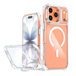 Custodia magnetica con supporto per obiettivo trasparente, For iPhone 17 Pro Max, For iPhone 17 Pro