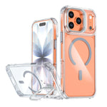 Custodia magnetica con supporto per obiettivo trasparente, For iPhone 17 Pro Max, For iPhone 17 Pro