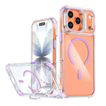 Custodia magnetica con supporto per obiettivo trasparente, For iPhone 17 Pro Max, For iPhone 17 Pro