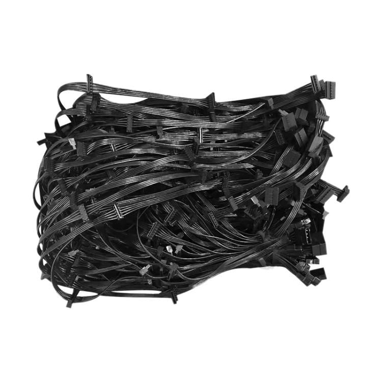 WG194 IDE 4 Pin to 5xSATA 15 Pin 1 to 5 Power Extension Hard Drive Adapter, 0.6m