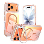 Custodia magnetica per telefono con supporto e lente camaleontica dai colori vivaci, For iPhone 17 Pro Max, For iPhone 17 Pro