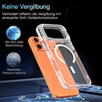Custodia magnetica con supporto e lente trasparente dai colori vivaci per telefono., For iPhone 17 Pro Max, For iPhone 17 Pro