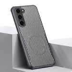 Custodia per telefono magnetica con texture in fibra di carbonio a forma di lama e piacevole al tatto., For Samsung Galaxy S25 5G, For Samsung Galaxy S25+ 5G, For Samsung Galaxy S25 Ultra 5G, For Samsung Galaxy S24 Ultra 5G, For Samsung Galaxy S24+ 5G ...