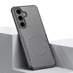 Custodia per telefono magnetica con texture in fibra di carbonio a forma di lama e piacevole al tatto., For Samsung Galaxy S25 5G, For Samsung Galaxy S25+ 5G, For Samsung Galaxy S25 Ultra 5G, For Samsung Galaxy S24 Ultra 5G, For Samsung Galaxy S24+ 5G ...