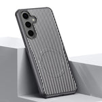 Custodia per telefono magnetica con texture in fibra di carbonio a forma di lama e piacevole al tatto., For Samsung Galaxy S25 5G, For Samsung Galaxy S25+ 5G, For Samsung Galaxy S25 Ultra 5G, For Samsung Galaxy S24 Ultra 5G, For Samsung Galaxy S24+ 5G ...
