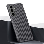 Custodia per telefono magnetica con texture in fibra di carbonio a forma di lama e piacevole al tatto., For Samsung Galaxy S25 5G, For Samsung Galaxy S25+ 5G, For Samsung Galaxy S25 Ultra 5G, For Samsung Galaxy S24 Ultra 5G, For Samsung Galaxy S24+ 5G ...