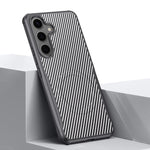 Custodia per telefono magnetica con texture in fibra di carbonio a forma di lama e piacevole al tatto., For Samsung Galaxy S25 5G, For Samsung Galaxy S25+ 5G, For Samsung Galaxy S25 Ultra 5G, For Samsung Galaxy S24 Ultra 5G, For Samsung Galaxy S24+ 5G ...