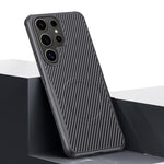 Custodia per telefono magnetica con texture in fibra di carbonio a forma di lama e piacevole al tatto., For Samsung Galaxy S25 5G, For Samsung Galaxy S25+ 5G, For Samsung Galaxy S25 Ultra 5G, For Samsung Galaxy S24 Ultra 5G, For Samsung Galaxy S24+ 5G ...