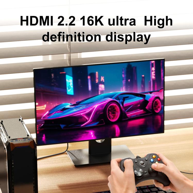 WG229 16K 60Hz HDMI 2.2 High Speed ??Transmission HD Adapter Cable, 1m, 2m, 3m