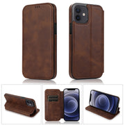 Custodia in pelle PU per iPhone 12 e 12 Pro