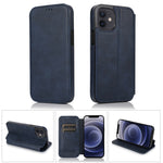 Custodia portafoglio in pelle PU per iPhone 12 e 12 Pro