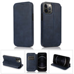 Custodia portafoglio in pelle PU per iPhone 12 e 12 Pro