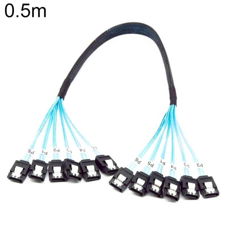 Cavo dati SATA 3.0 alta velocità 0,5m e 1m