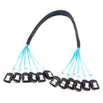 WG214 Six-Head SATA 3.0 High-Speed ??Hard Drive Data Cable, 0.5m, 1m