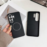 Custodia magnetica per telefono PU MagSafe, For Samsung Galaxy S26+ 5G, For Samsung Galaxy S26 Ultra 5G, For Samsung Galaxy S26 5G