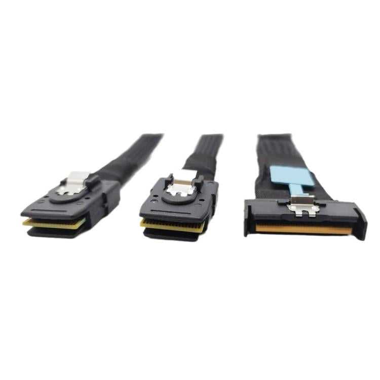 Gen5 MCIO X8 to Dual SFF-8087 Server Data Transfer Cable, 0.5m