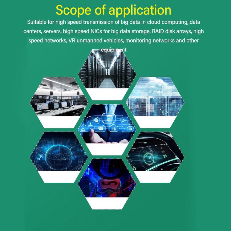 Gen5 MCIO X8 to Dual SFF-8087 Server Data Transfer Cable, 0.5m