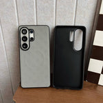 Custodia magnetica per telefono in PU con texture twill, For Samsung Galaxy S26+ 5G, For Samsung Galaxy S26 Ultra 5G, For Samsung Galaxy S26 5G