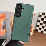 Custodia magnetica per telefono in PU con texture twill, For Samsung Galaxy S26+ 5G, For Samsung Galaxy S26 Ultra 5G, For Samsung Galaxy S26 5G